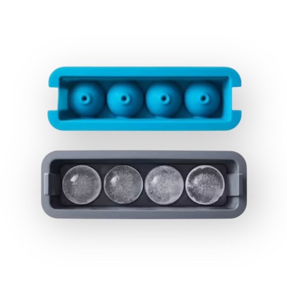 Houdini 𖦹 Craft Cocktail Ice Sphere Tray 𖦹 Teal Grey 𖦹 Wedding Registry Gift 𖦹 - Picture 4 of 16